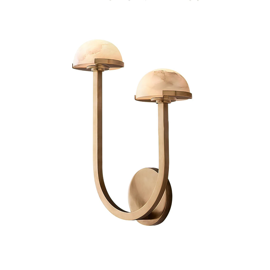 Yuvella Alabaster Wall Light-Moonnatur