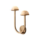 Yuvella Alabaster Wall Light-Moonnatur