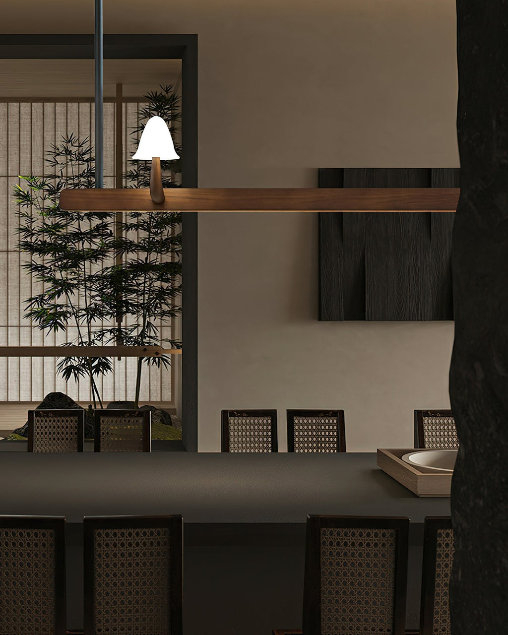 Morvenenna Wood Chandelier-Moonnatur