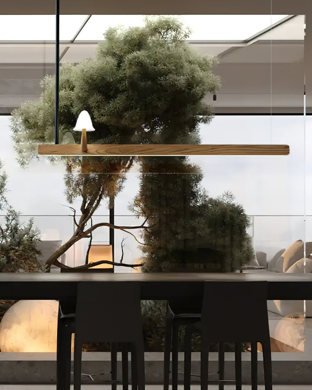 Morvenenna Wood Chandelier-Moonnatur