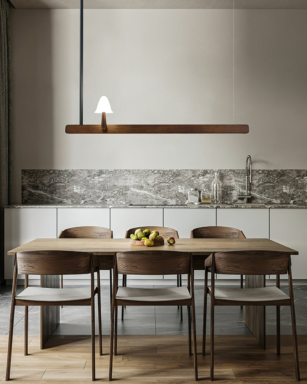 Morvenenna Wood Chandelier-Moonnatur