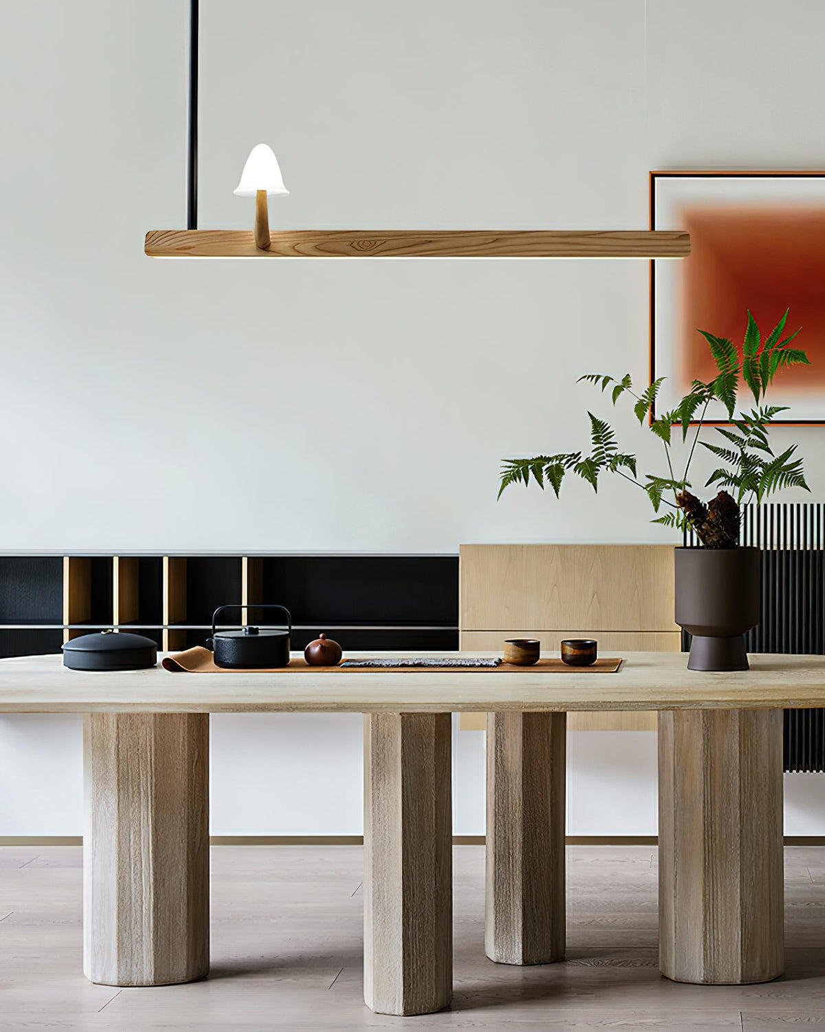 Morvenenna Wood Chandelier-Moonnatur