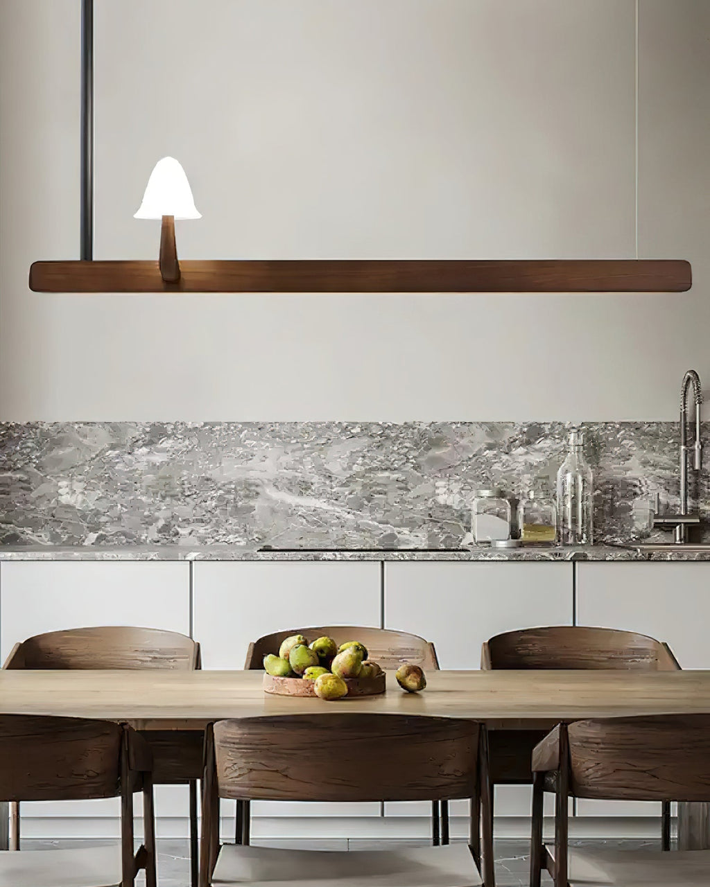 Morvenenna Wood Chandelier-Moonnatur