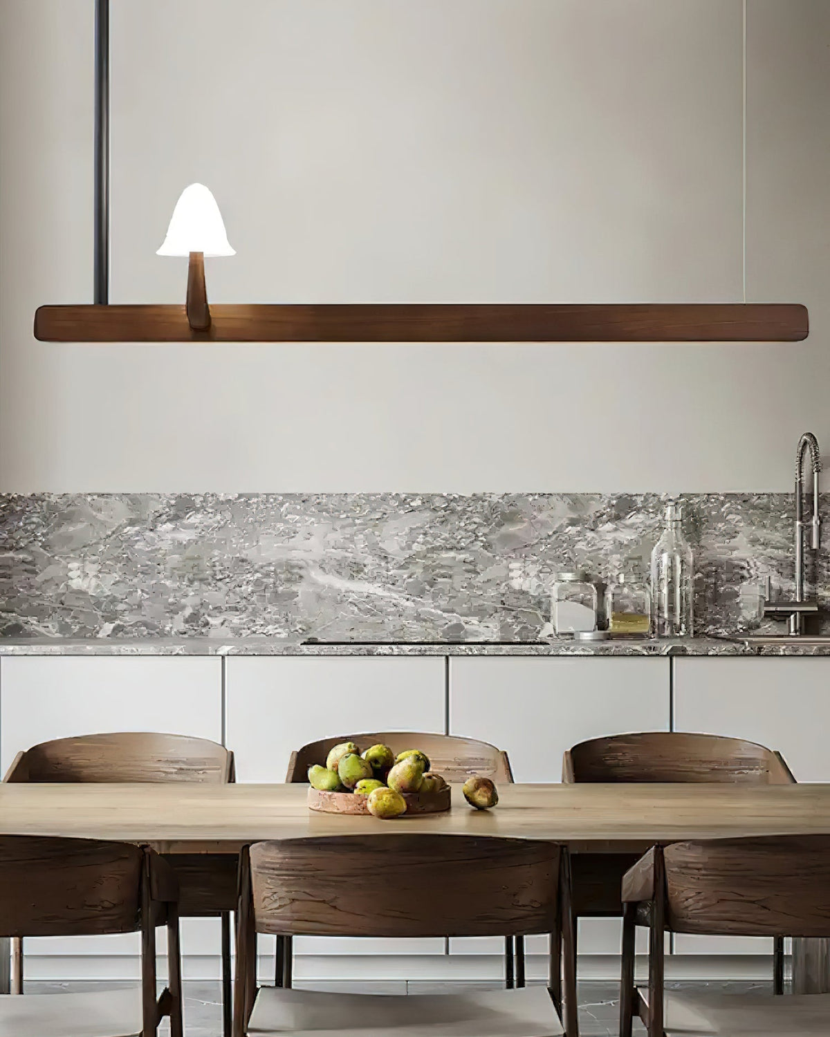 Morvenenna Wood Chandelier-Moonnatur