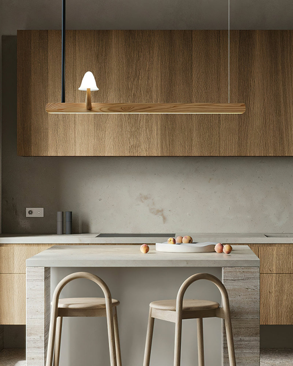 Morvenenna Wood Chandelier-Moonnatur