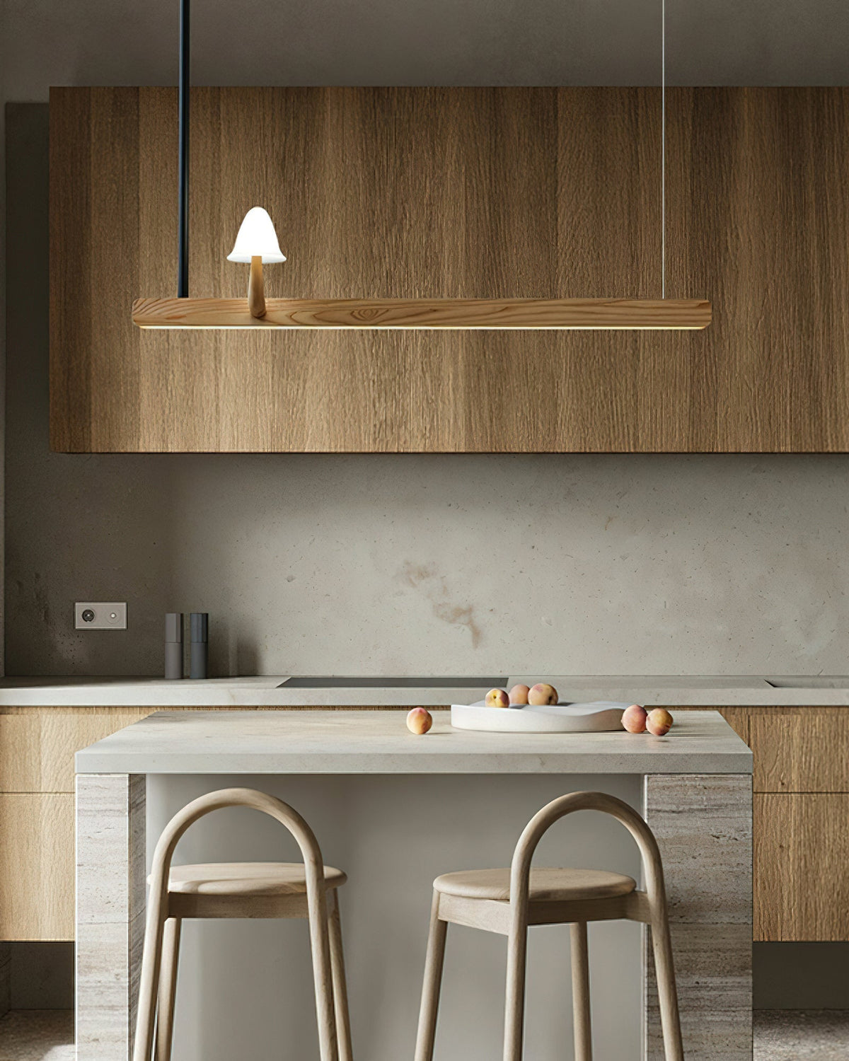 Morvenenna Wood Chandelier-Moonnatur