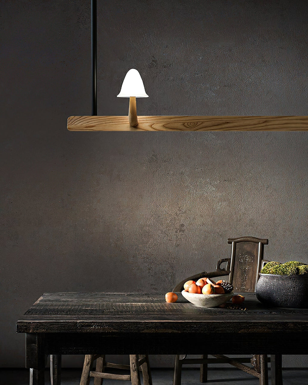 Morvenenna Wood Chandelier-Moonnatur