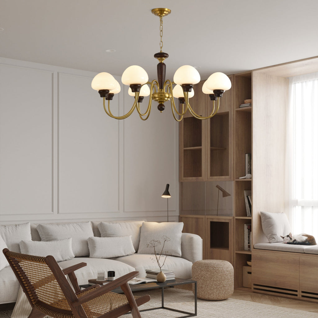 Larenelle Glass Chandelier-Moonnatur