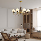 Larenelle Glass Chandelier-Moonnatur