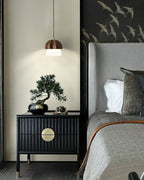 Merleneth Wood Pendant Light-Moonnatur