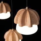 Merleneth Wood Pendant Light-Moonnatur