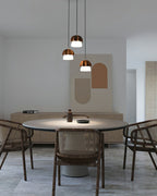 Merleneth Wood Pendant Light-Moonnatur