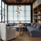 Merleneth Wood Pendant Light-Moonnatur