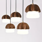 Merleneth Wood Pendant Light-Moonnatur