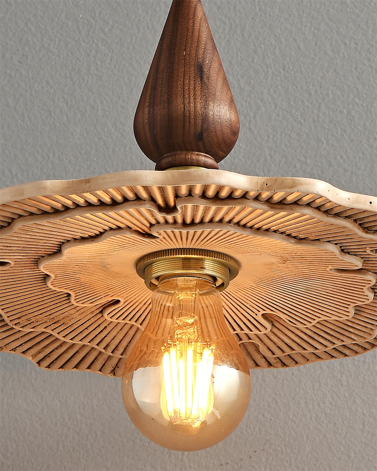 Yarrelrose Resin Pendant Light-Moonnatur