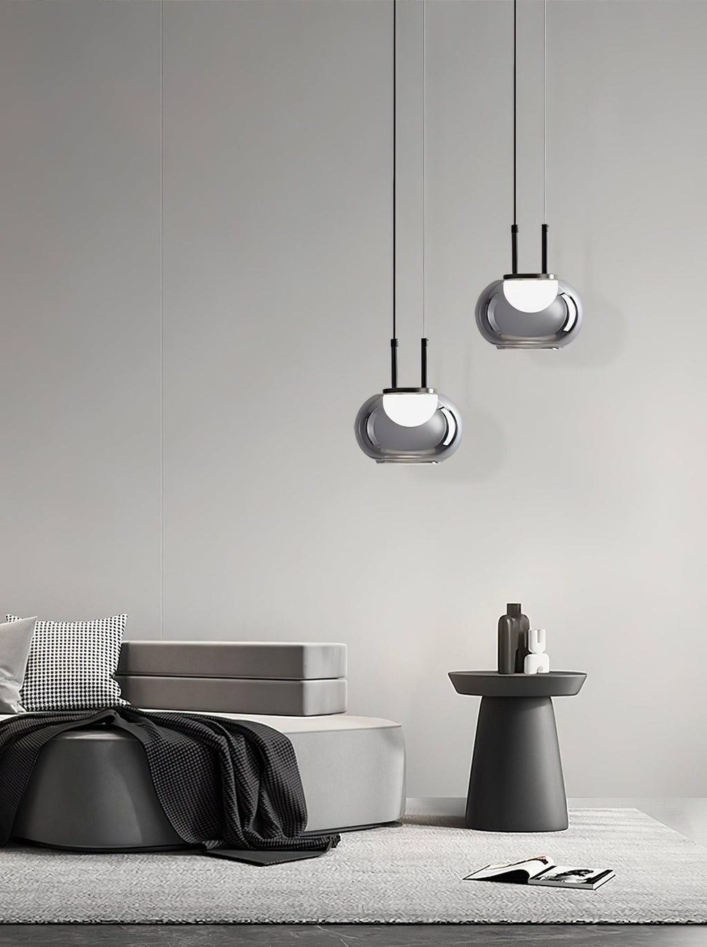 Fennina Glass Pendant Light-Moonnatur