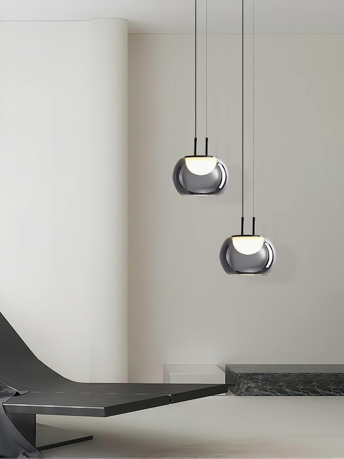 Fennina Glass Pendant Light-Moonnatur