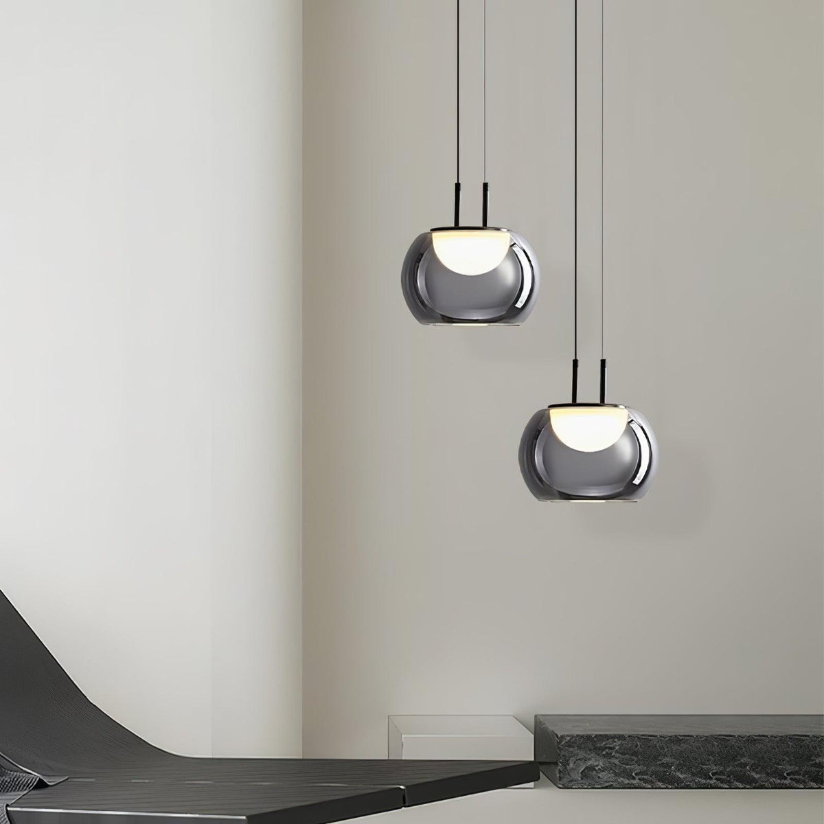 Fennina Glass Pendant Light-Moonnatur