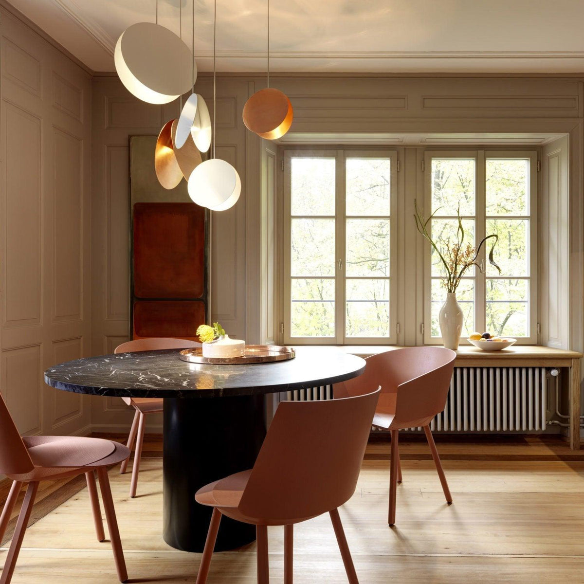 Ardanelle Stainless Steel Pendant Light-Moonnatur