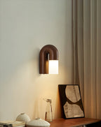 Ymeria Wood Wall Lamp-Moonnatur