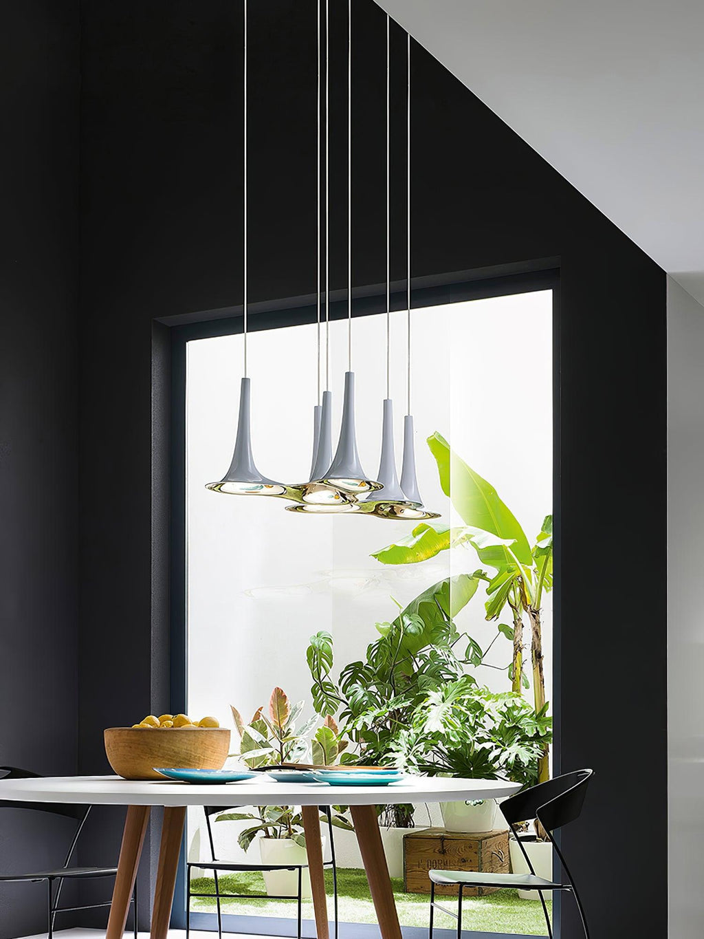 Evelune Acrylic Pendant Light-Moonnatur