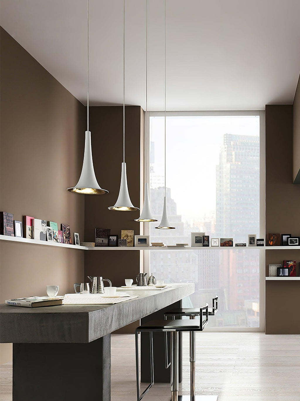 Evelune Acrylic Pendant Light-Moonnatur