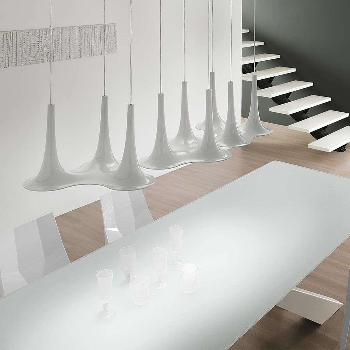 Evelune Acrylic Pendant Light-Moonnatur