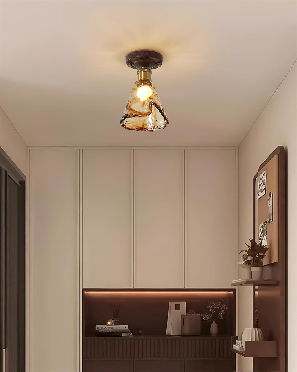 Galdenwell Glass Ceiling Light-Moonnatur