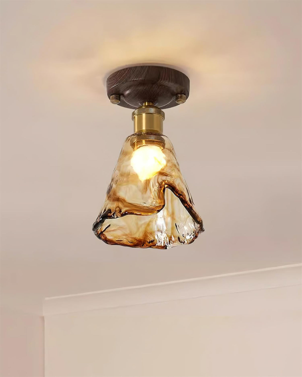 Galdenwell Glass Ceiling Light-Moonnatur