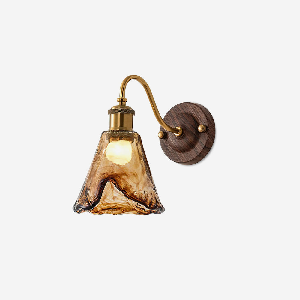 Altonley Glass Wall Light-Moonnatur