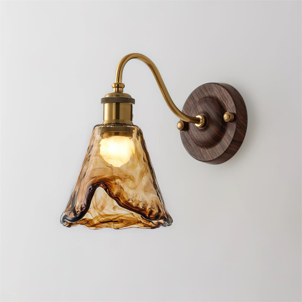 Altonley Glass Wall Light-Moonnatur