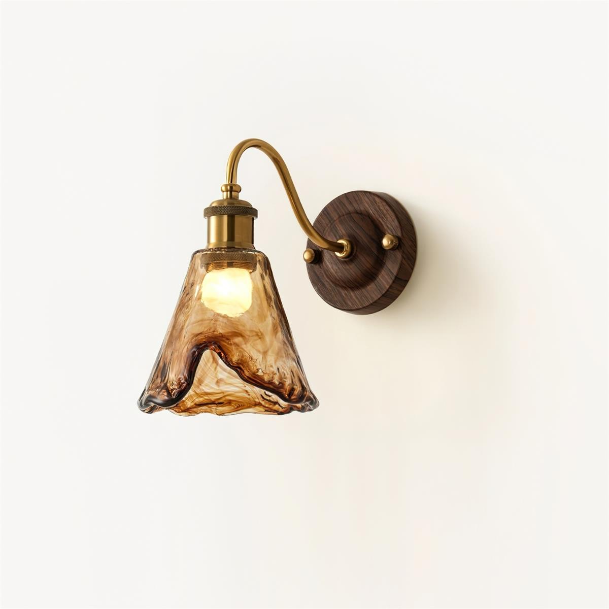 Altonley Glass Wall Light-Moonnatur
