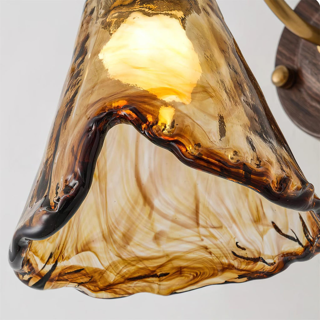 Altonley Glass Wall Light-Moonnatur