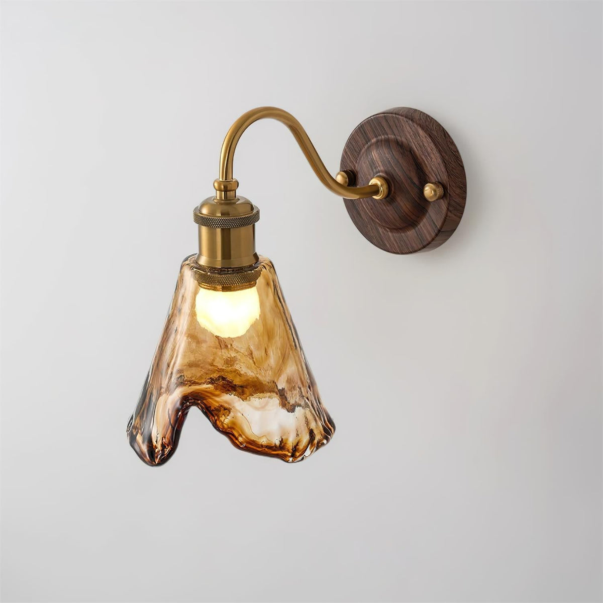 Altonley Glass Wall Light-Moonnatur