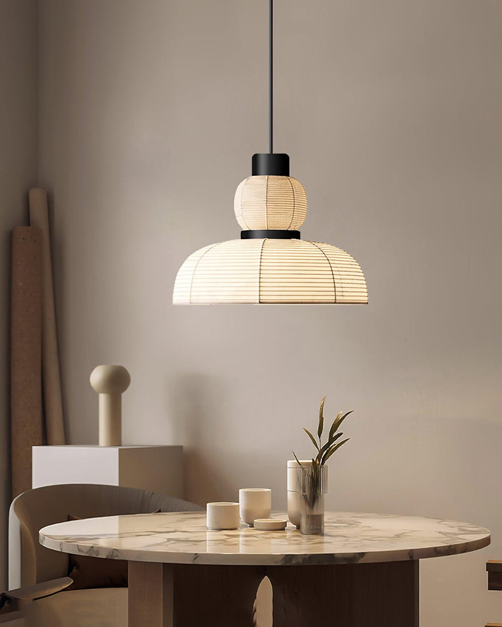 Grenelmoss Fabric Pendant Light-Moonnatur