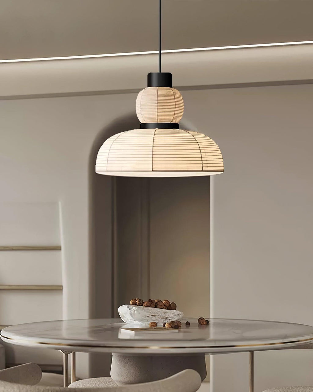 Grenelmoss Fabric Pendant Light-Moonnatur