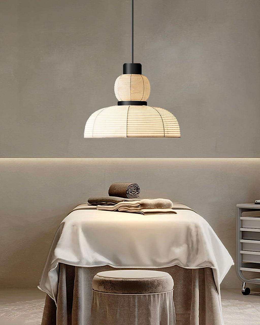 Grenelmoss Fabric Pendant Light-Moonnatur