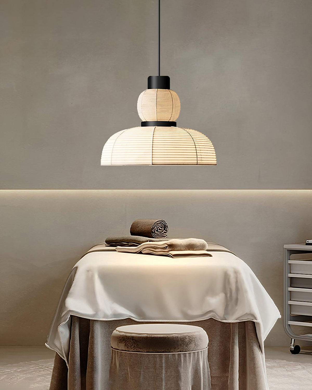 Grenelmoss Fabric Pendant Light-Moonnatur