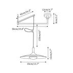 Brevenena Metal Pendant Light-Moonnatur