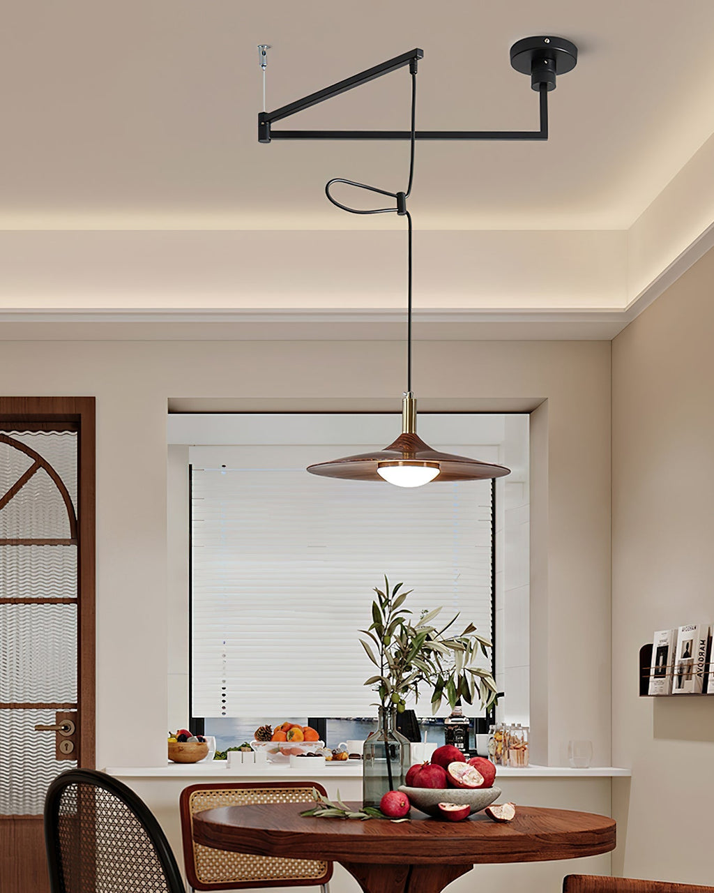 Brevenena Metal Pendant Light-Moonnatur