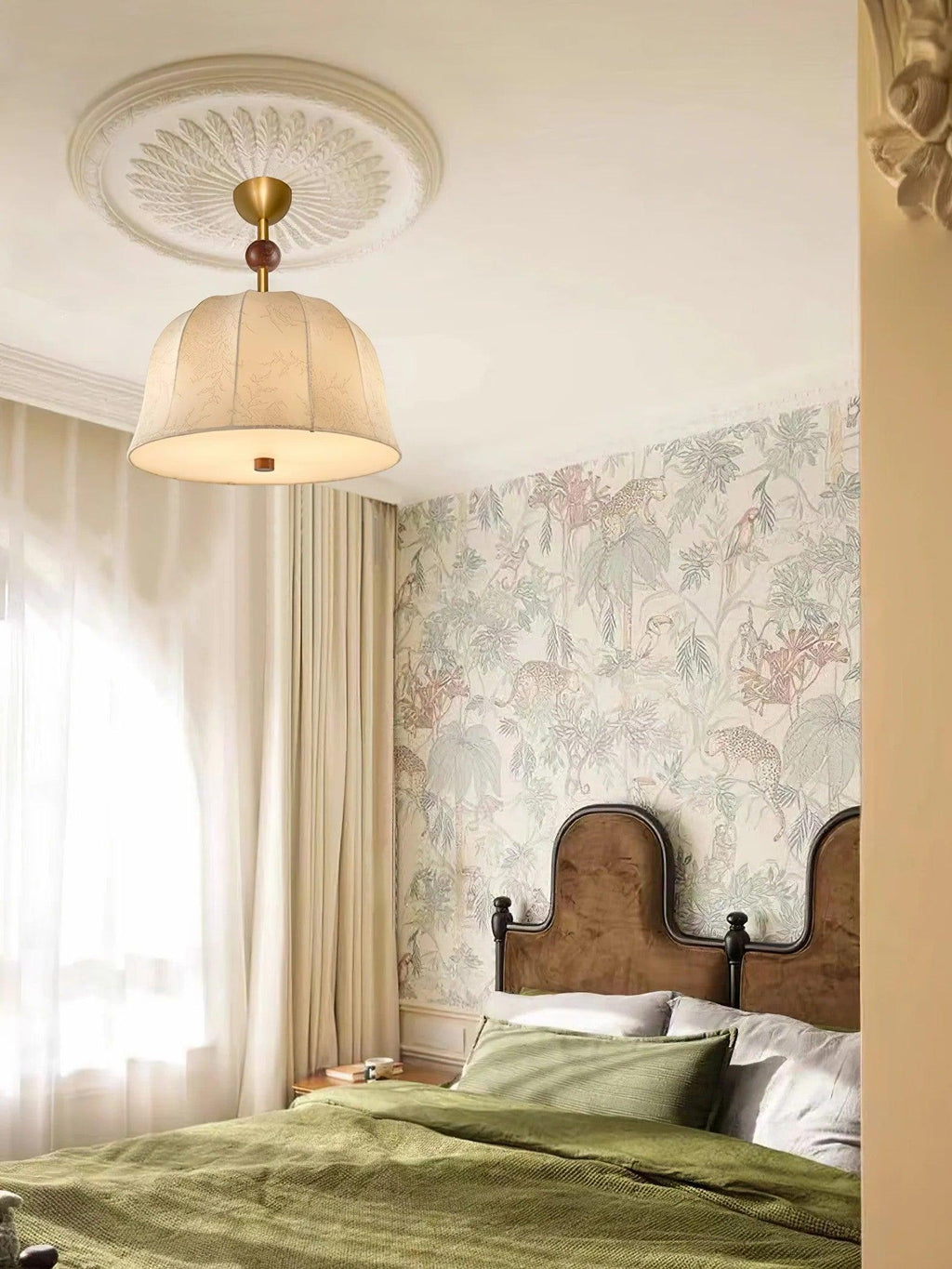 Cumberelle Fabric Ceiling Light-Moonnatur