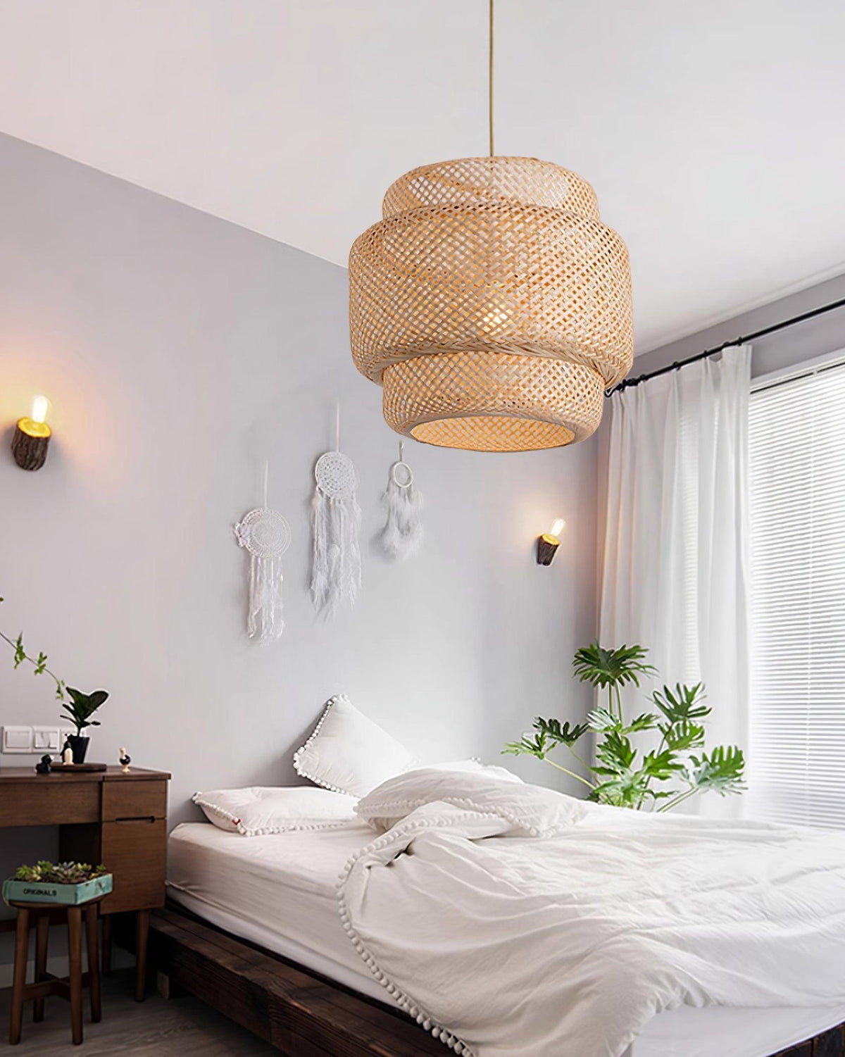 Cardeliel Bamboo Pendant Light-Moonnatur