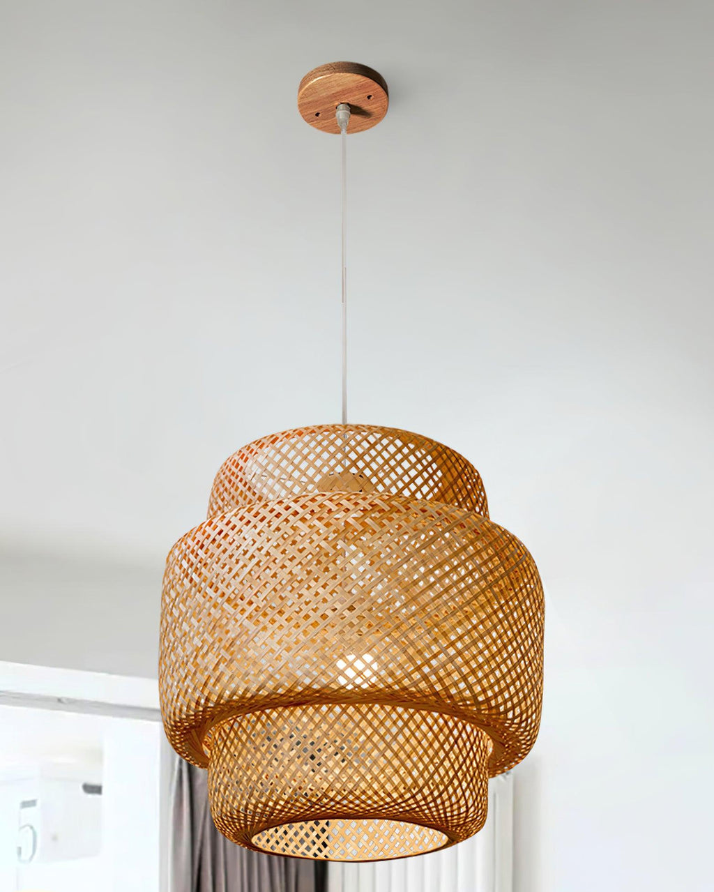 Cardeliel Bamboo Pendant Light-Moonnatur
