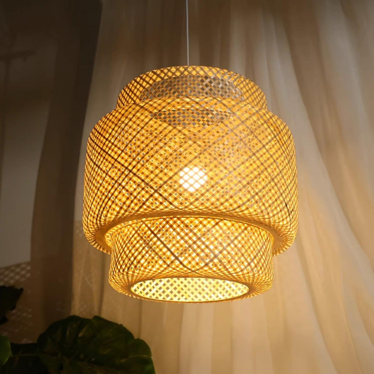 Cardeliel Bamboo Pendant Light-Moonnatur