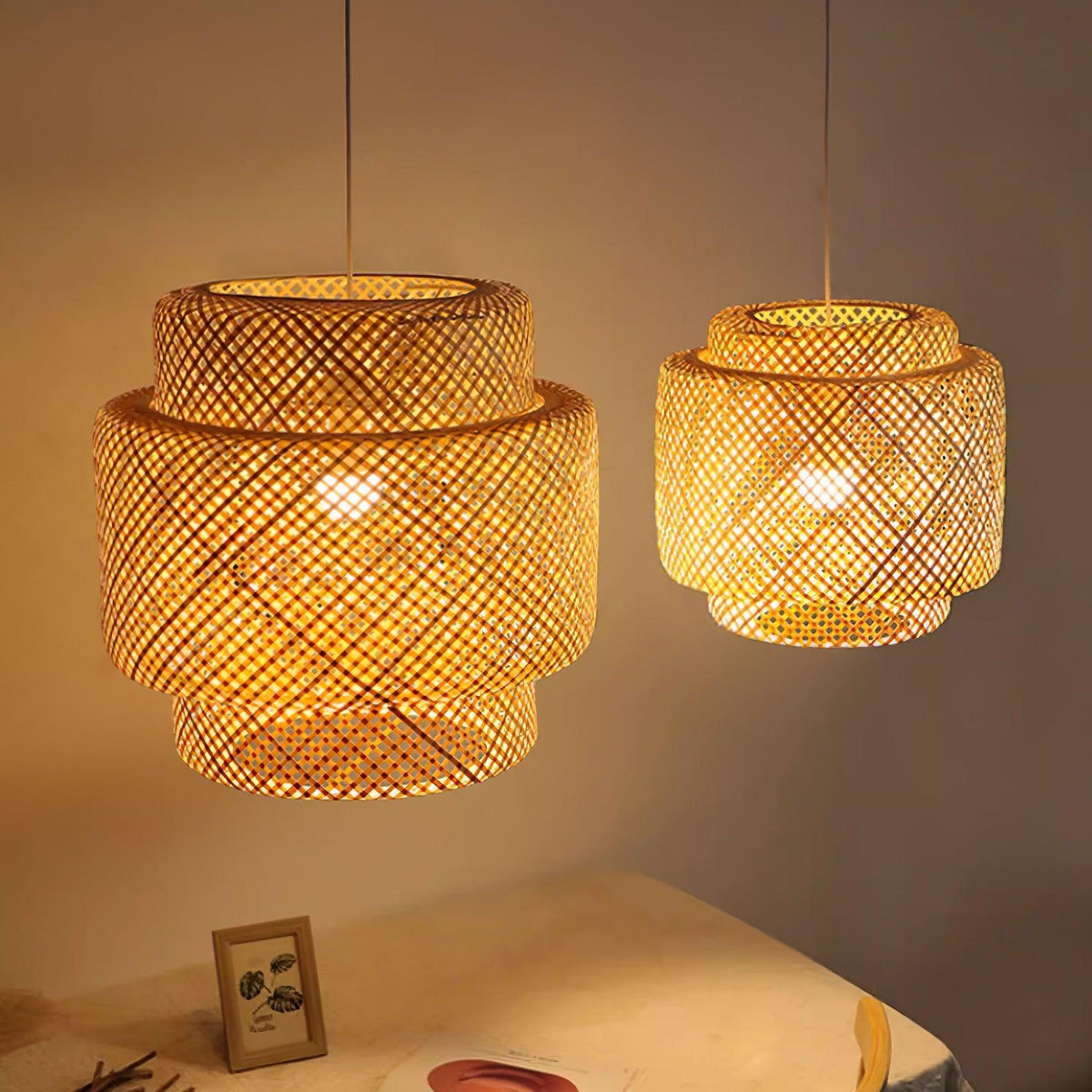 Cardeliel Bamboo Pendant Light-Moonnatur