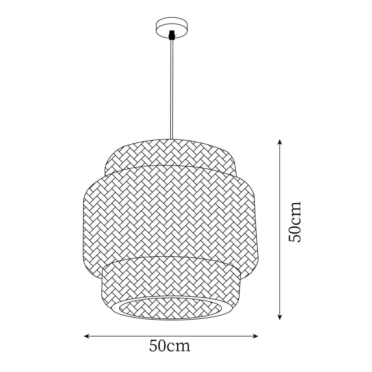Cardeliel Bamboo Pendant Light-Moonnatur