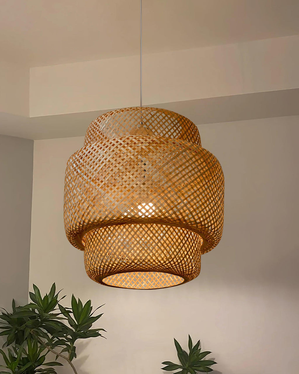 Cardeliel Bamboo Pendant Light-Moonnatur
