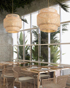 Cardeliel Bamboo Pendant Light-Moonnatur