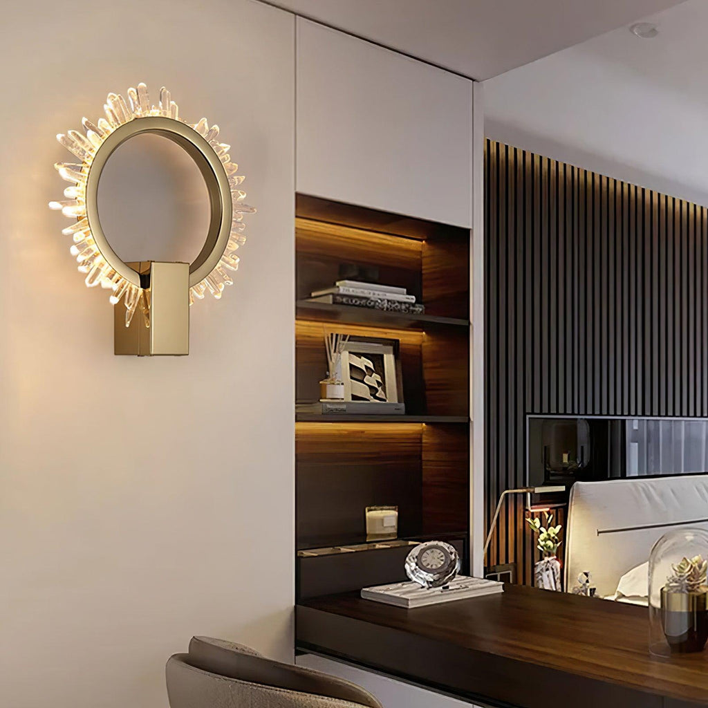 Veyrenevia Crystal Wall Light-Moonnatur
