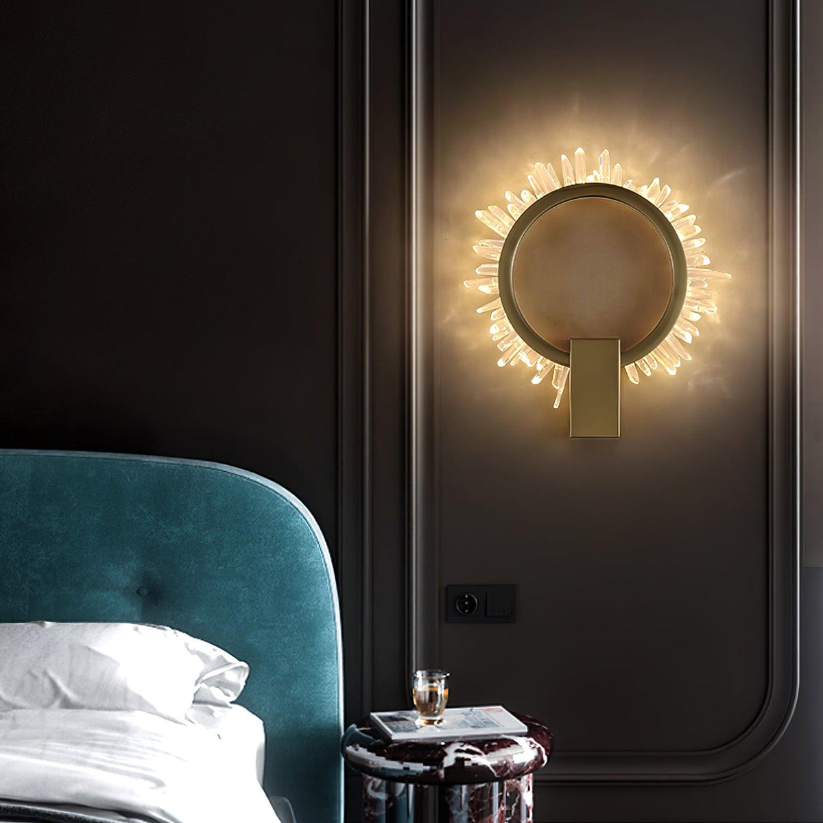 Veyrenevia Crystal Wall Light-Moonnatur